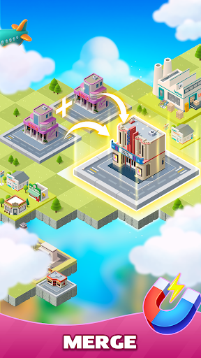 Merge House! Make a Town! ekran görüntüsü