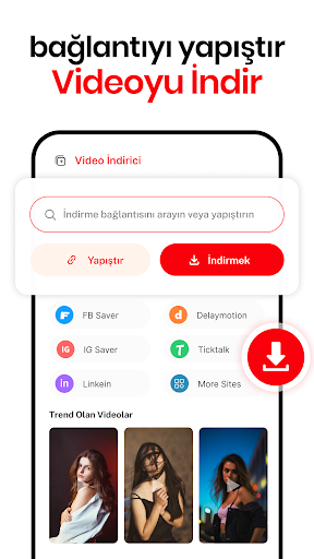 Tüm film ve video indirmeleri ekran görüntüsü
