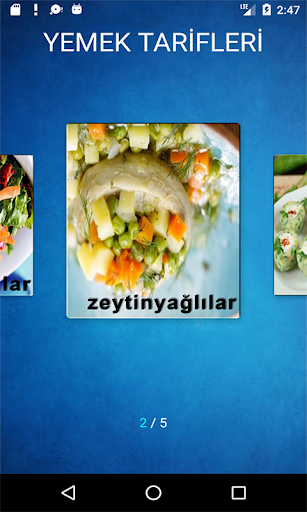 Meze Salata Pilav vb Tarifleri ekran görüntüsü