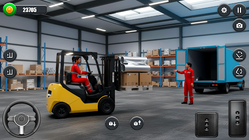 Forklift Simulator Extreme 3d ekran görüntüsü