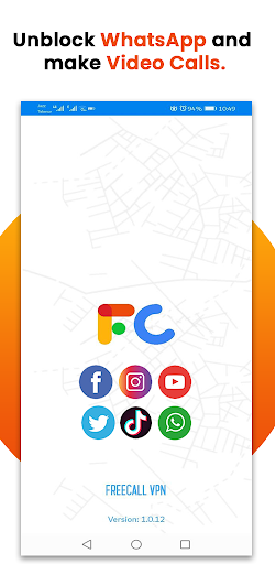 Freecall VPN ekran görüntüsü