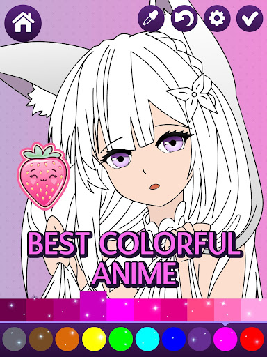 Anime Manga Coloring Book ekran görüntüsü