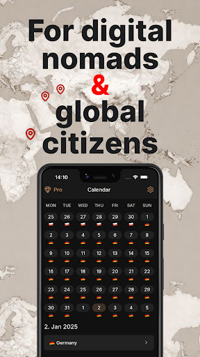 Country Tracker Tax Residency ekran görüntüsü