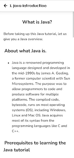 Learn Java Offline ekran görüntüsü