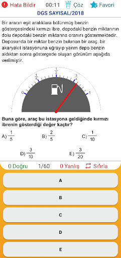 DGS Çıkmış Sorular ekran görüntüsü