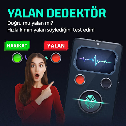 Yalan Dedektör Testi: Şaka App ekran görüntüsü