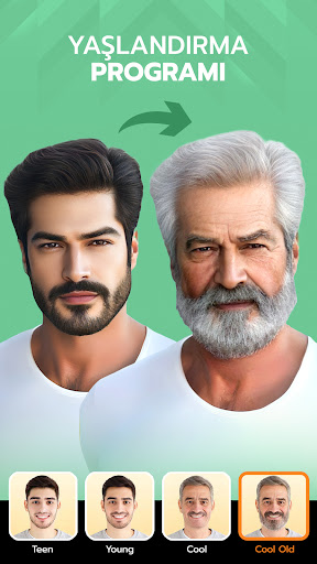 FaceLab: Yaş Büyütme Programı ekran görüntüsü