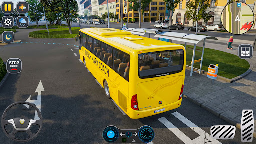 US Bus Game Sim Coach Driving ekran görüntüsü