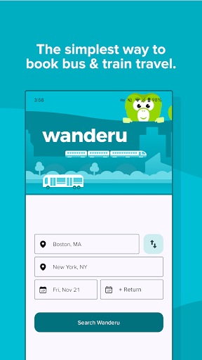 Wanderu: Bus & Train Tickets ekran görüntüsü