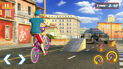BMX Serbest Bisiklet Oyunu ekran görüntüsü