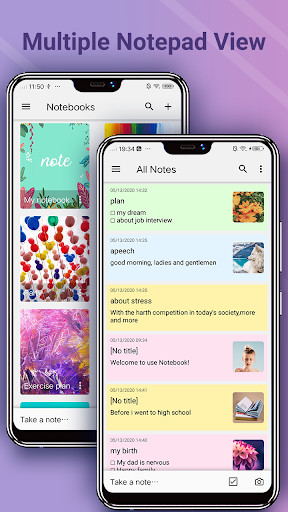 Notlar - Not Defteri ve Defter ekran görüntüsü