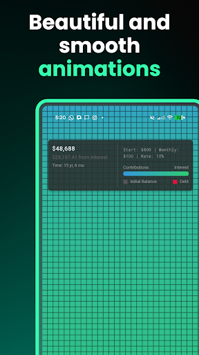 Savings Visualizer ekran görüntüsü