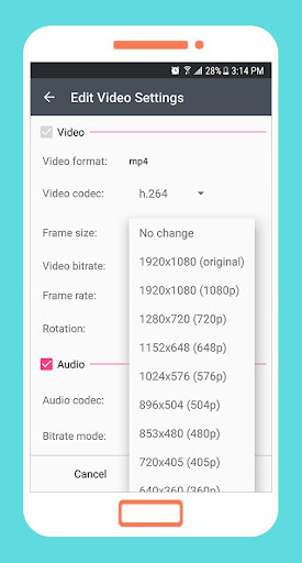 To mp4 3gp webm Video Converte ekran görüntüsü
