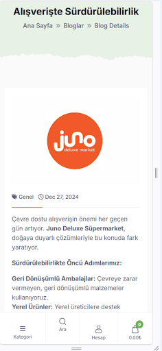 Juno Deluxe Market ekran görüntüsü