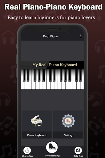Real Piano-Piano Keyboard ekran görüntüsü