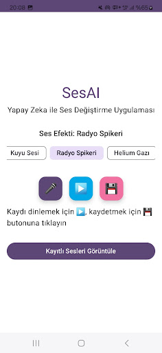 SesAI ekran görüntüsü