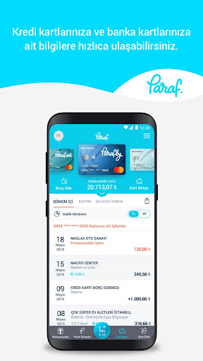 Paraf Mobil ekran görüntüsü
