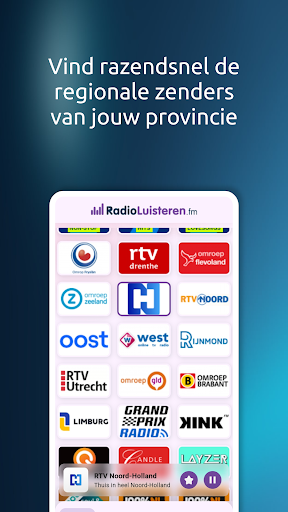 RadioLuisteren.fm - Live radio ekran görüntüsü