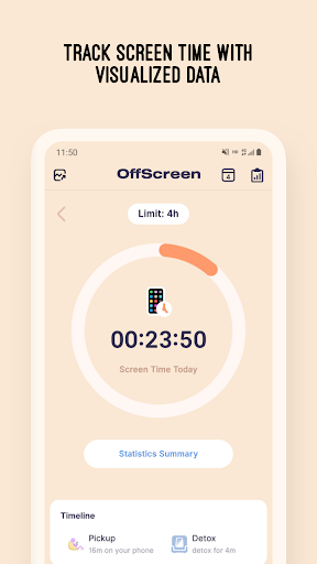 OffScreen - Less Screen Time ekran görüntüsü