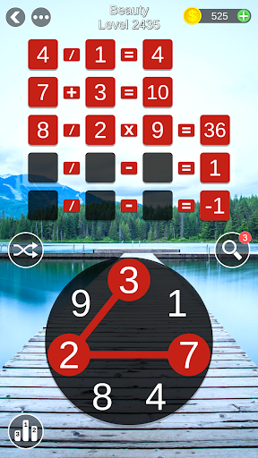 Mathscapes: Fun Math Puzzles ekran görüntüsü