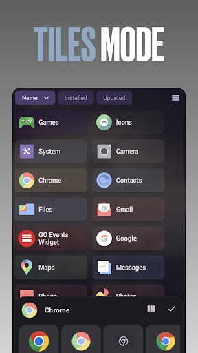 Octopi Launcher ekran görüntüsü
