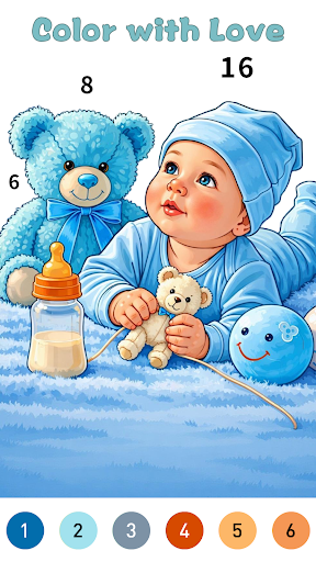 Cradle Color By Number ekran görüntüsü