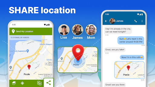 Konumumu Bul: GPS Izleyici ekran görüntüsü