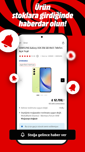 MediaMarkt Türkiye ekran görüntüsü