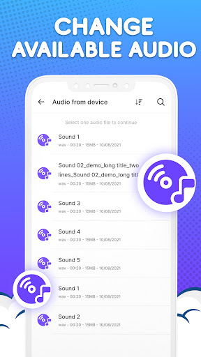 Voice Changer by Sound Effects ekran görüntüsü