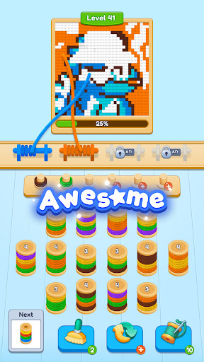 Wool Out: Color Yarn Puzzle ekran görüntüsü