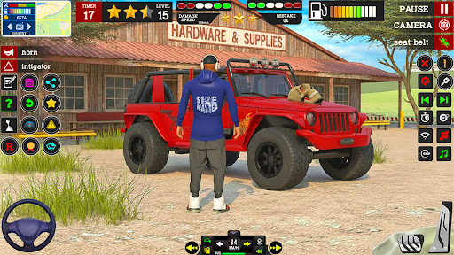 Offroad Jeep Parking Games ekran görüntüsü