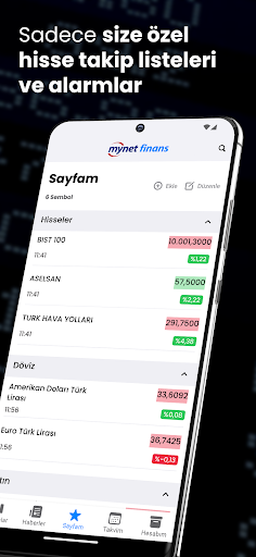 Mynet Finans Borsa Döviz Altın ekran görüntüsü