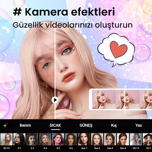 Fotoğraf Editörü - Yüz Makyajı ekran görüntüsü