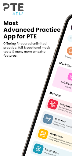 PTE Now: AI Practice App ekran görüntüsü