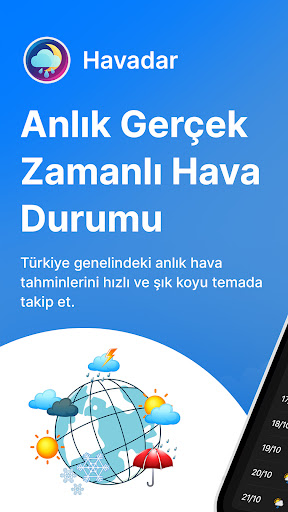 Havadar: Anlık Hava Durumu ekran görüntüsü