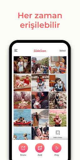 Photomyne'den SlideScan ekran görüntüsü