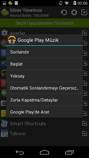 Görev Yöneticisi Task Manager ekran görüntüsü