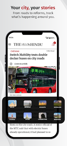 The Hindu: India & World News ekran görüntüsü