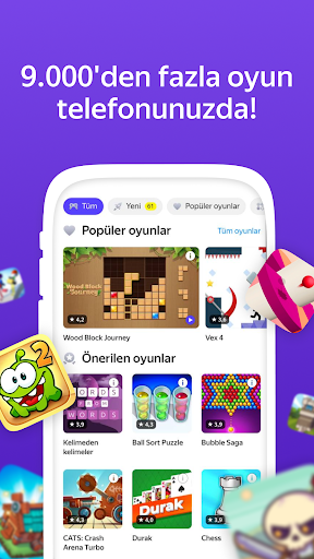 Yandex Games: Hepsi Bir Arada ekran görüntüsü