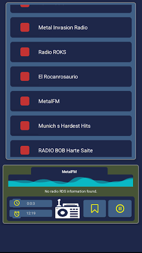 Metal Radio ekran görüntüsü