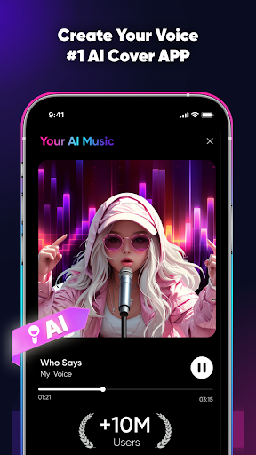 SingUp Music: AI Cover Songs ekran görüntüsü