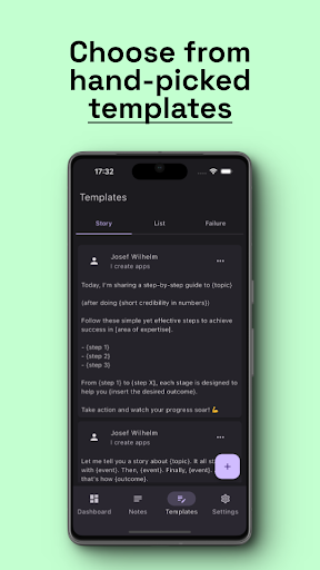 VoicePost: AI Social Posts ekran görüntüsü