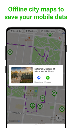 Chișinău Tour Guide:SmartGuide ekran görüntüsü