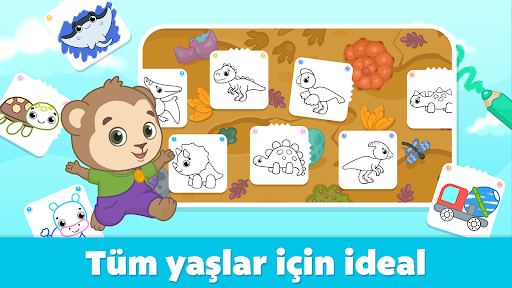 Bebek çizim - boyama oyunları ekran görüntüsü