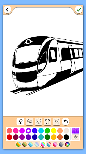 Tren Oyunu: Boyama Kitabı ekran görüntüsü