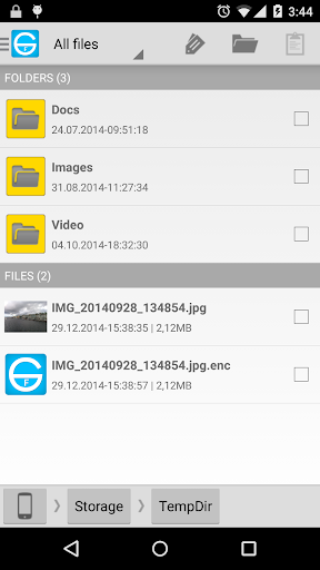 FileEnc - file encryption ekran görüntüsü
