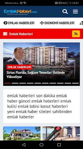 Emlak Haberi ekran görüntüsü