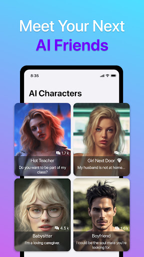 Chatty: AI Roleplay Characters ekran görüntüsü