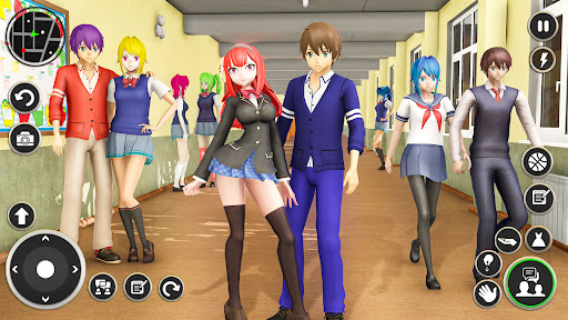 High school Girl Life Games 3D ekran görüntüsü