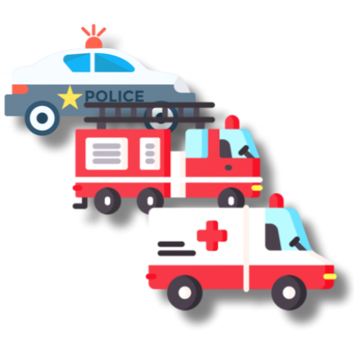 Polis sireni (Ambulans)